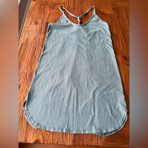 Light Blue Sleeveless Thin Strap TShirt Top Blouse/(S)